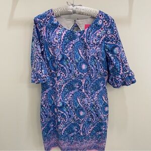 Lilly Pulitzer women’s dress size 10 with cute back cut detail